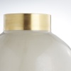 Alma vase H33 cm. driftwood/light gold - Bilde 3