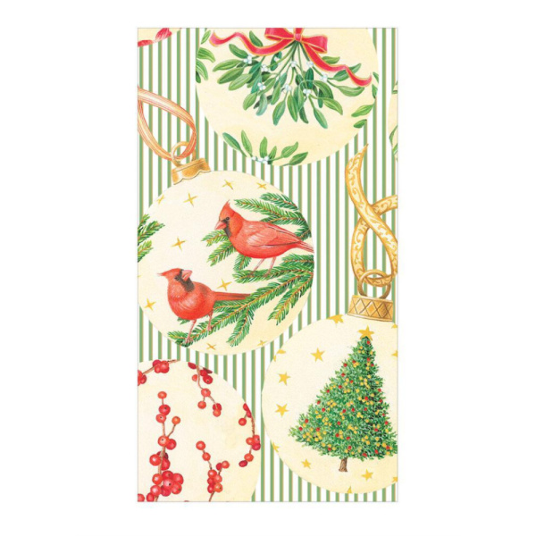 Juleservietter: Botanical Ornaments