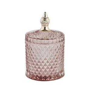 Miya jar H17.5 cm. MISTY ROSE