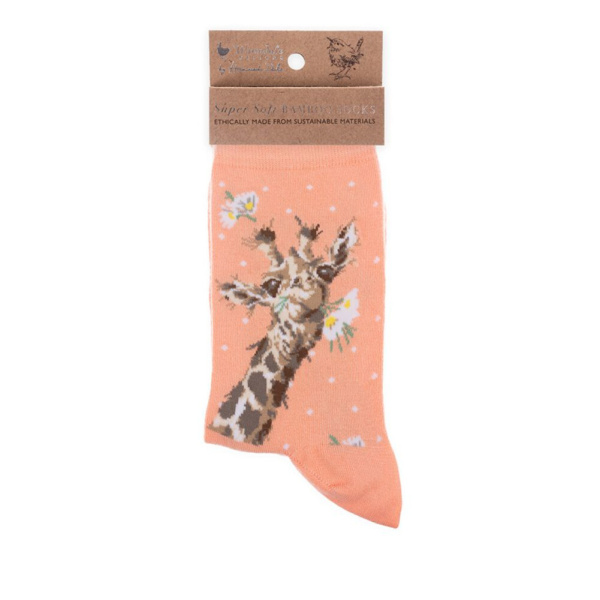 Wrendale sokker: Flowers Giraffe - Bilde 2