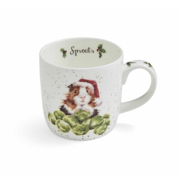 Wrendale Design: Sprouts Guinea Pig mug