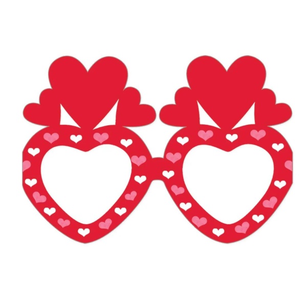 Heart Glasses kort (briller)