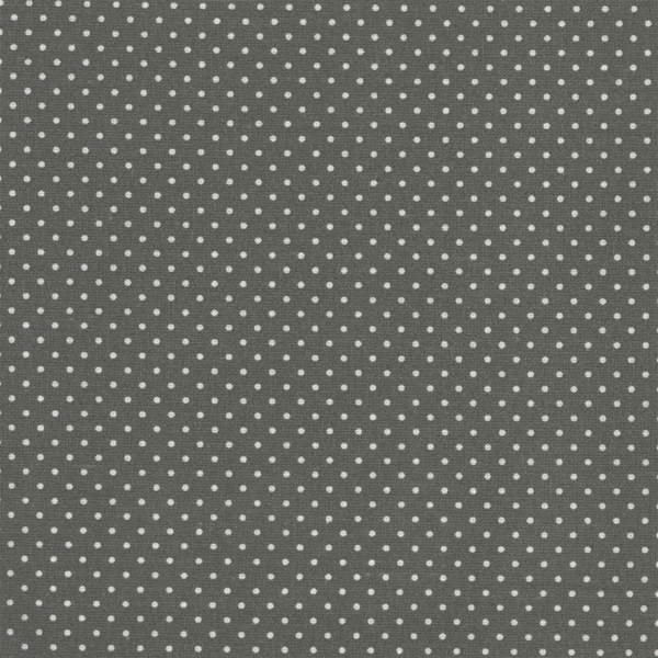 Voksduk: Dots-Charcoal (3,5 meter)