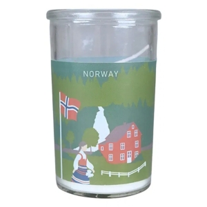 Lys i glass: NORGE