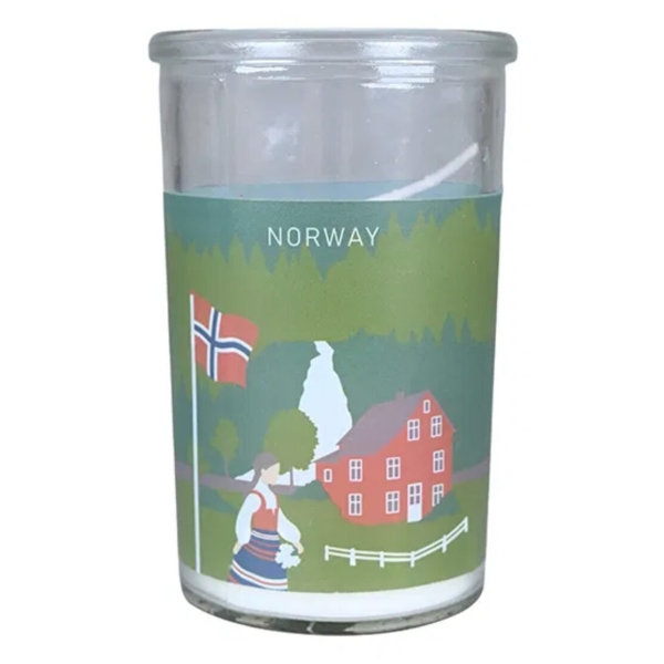 Lys i glass: NORGE