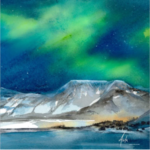 Nordlys (lunsj servietter)