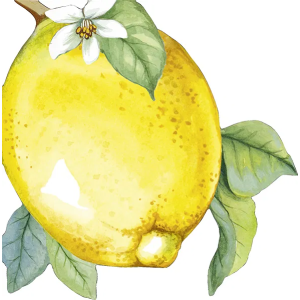 Lemon, figur serviett