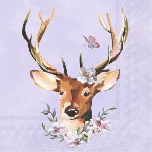 GAVE: Janne Lilac (lunsj servietter)
