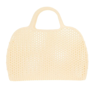 Retro vintage veske, perlefarget