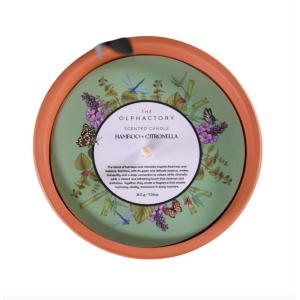 Terracotta Duftlys Bamboo Citronella