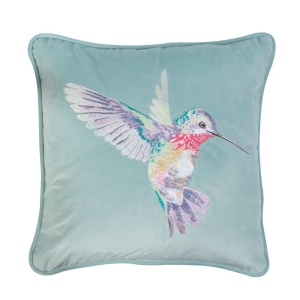 'Wisteria Wishes' Hummingbird, brodert pute