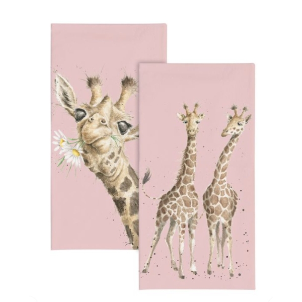 Papirlommetørkle: Flowers, Giraffe