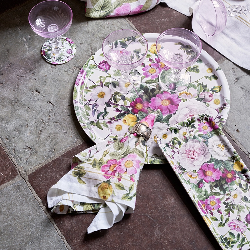 Rose Flower Garden Serving Tray 32x15 cm - Bilde 2