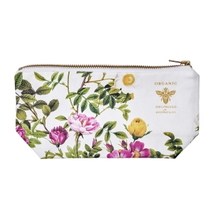 Rose Flower Garden - Organic Cosmetic Bag