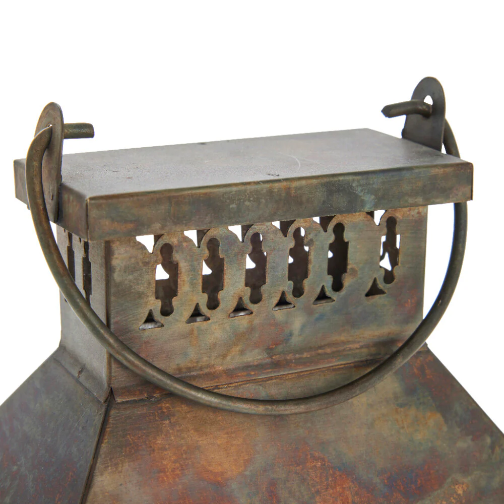 Signe lykt H38,5 cm. antikk gull - Bilde 2