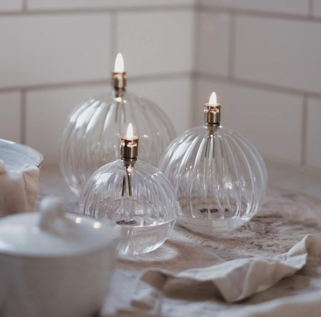 Peri Oljelampe Round elegant brass – Medium - Bilde 3