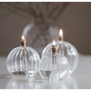 Peri Oljelampe Round elegant brass – Large