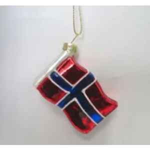 Julekule: norsk flagg