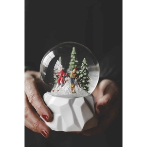 Snøkule Skiløper D 10 Cm