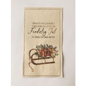 Serviett Fredelig Jul