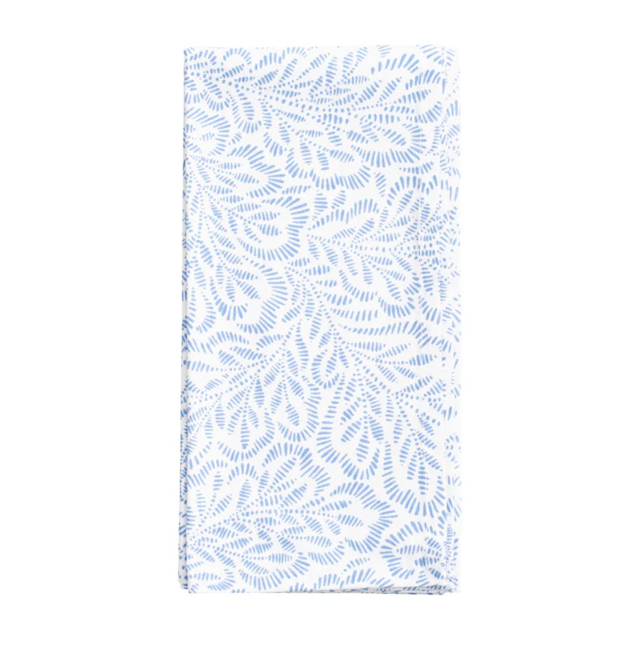 Block Print Leaves (blå/hvit) - Bilde 2