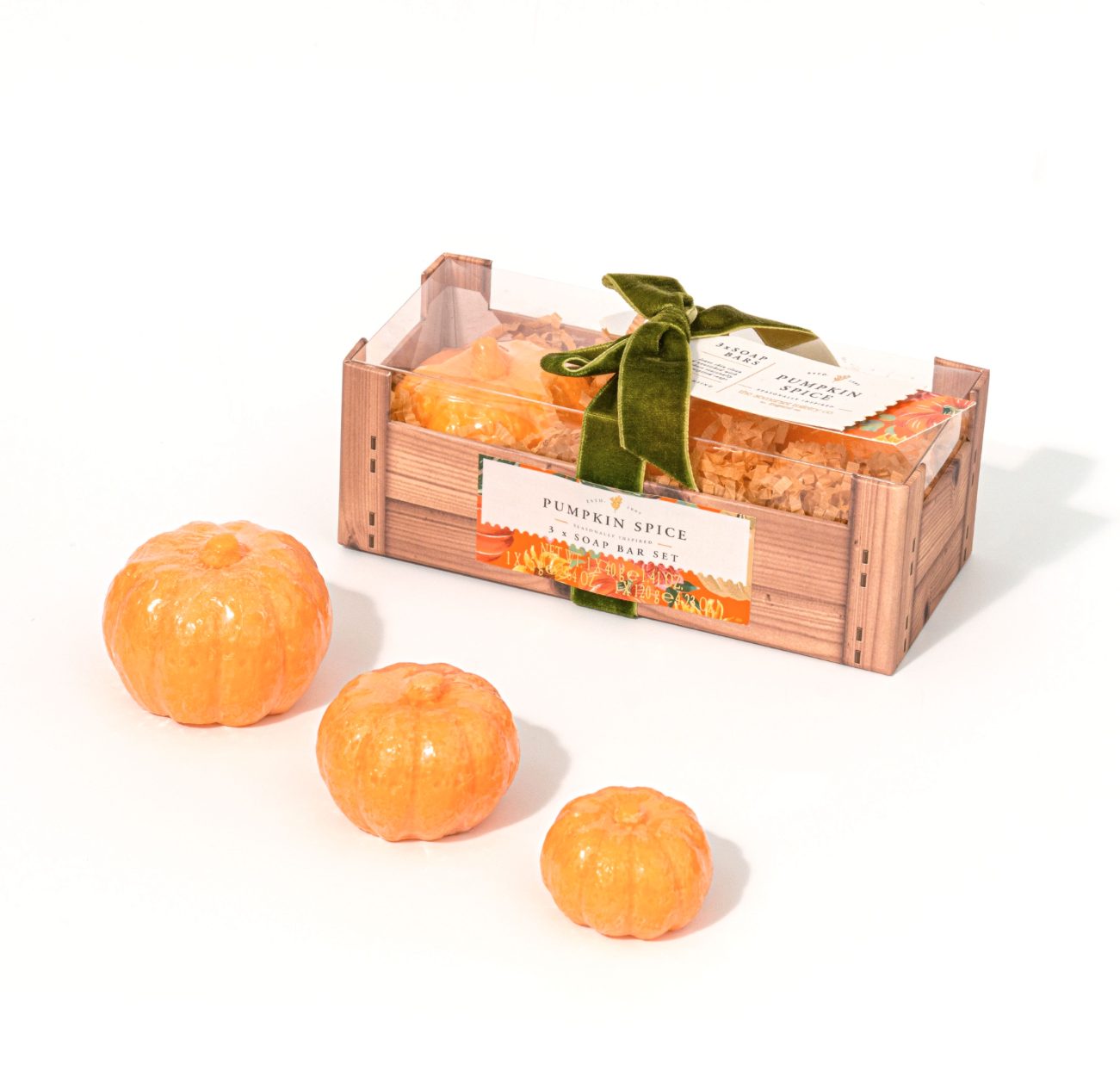 Såpestykker i gaveeske - Pumpkin Spice - Bilde 2