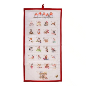 Wrendale adventskalender i tekstil