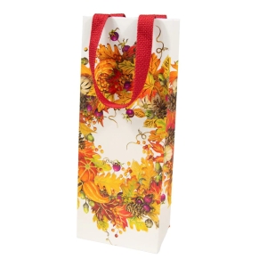 Autumn Garland Wine & Bottle Gift Bag