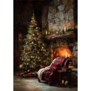 Plakat A3 "Welcome home for Christmas"