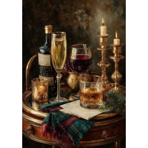 Plakat A3 "It's five o'clock somewhere"