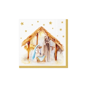 Juleservietter Holy Family Blessing (lunsj)