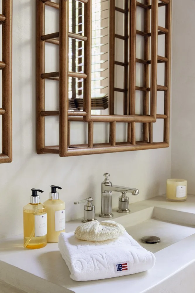 Velour jacquard logohåndkle, hvit (50x70cm) - Bilde 2