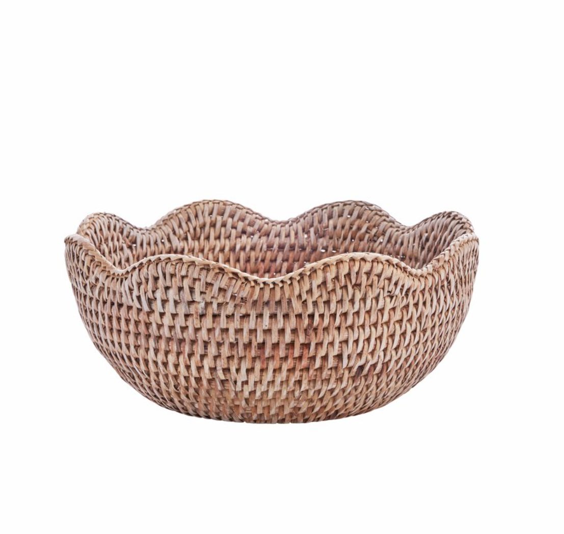 Norah kurv i rattan (24 cm)