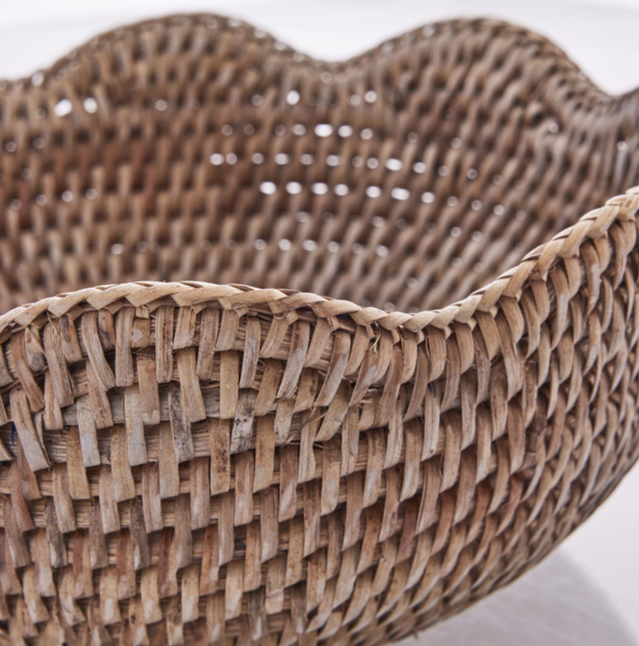 Norah kurv i rattan (24 cm) - Bilde 3