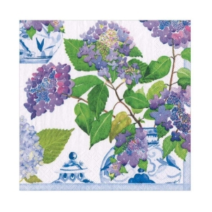 Hydrangeas and Porcelain (lunsj servietter)