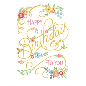 Kort: Happy Birthday
