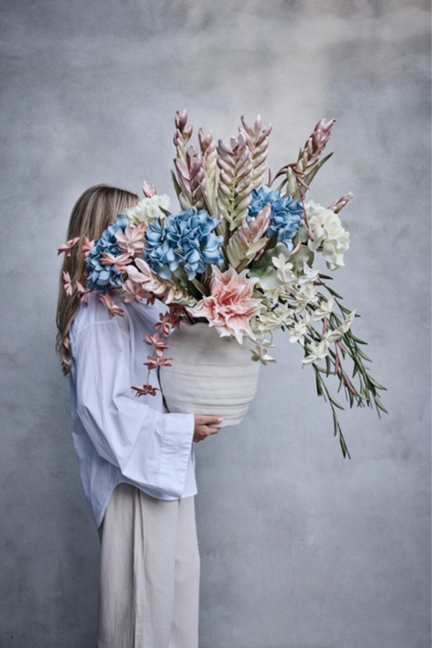 Happia flower decoration, blue - Bilde 3