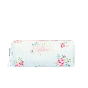 Nikolina pale blue cosmetic pouch