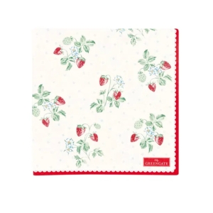 Berry white (lunsj servietter)