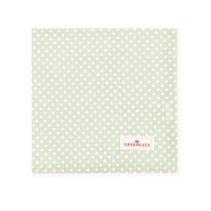 Dotty pale green brødduk