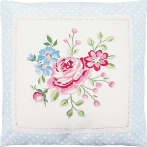 Nikolina pale blue Putetrekk med broderi