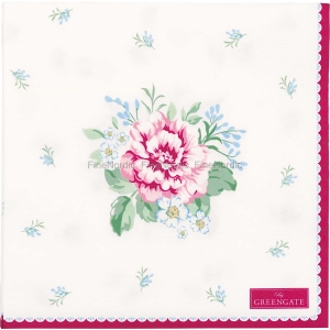 Alivia white (lunsj servietter)