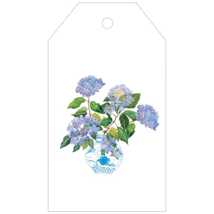 Til/fra lapper: Hydrangeas and porcelain