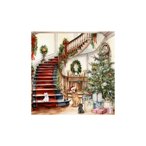 Venter på julaften, lunsj servietter