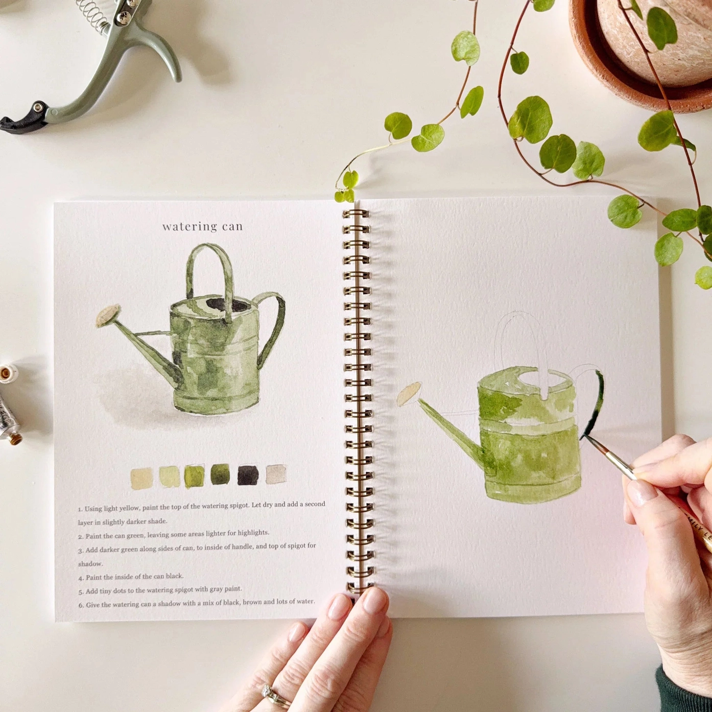 Garden Watercolor Workbook - Bilde 9