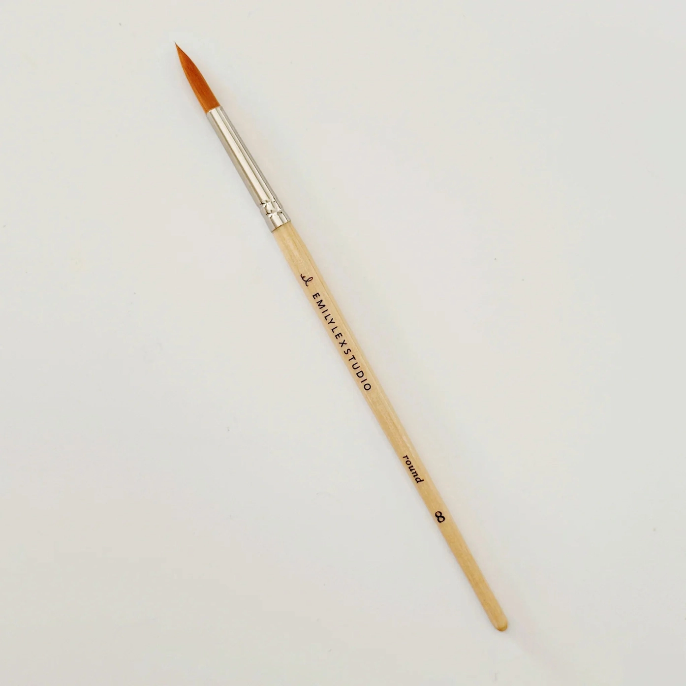 Watercolor Paintbrush Set of Five Wood Brushes - Bilde 7