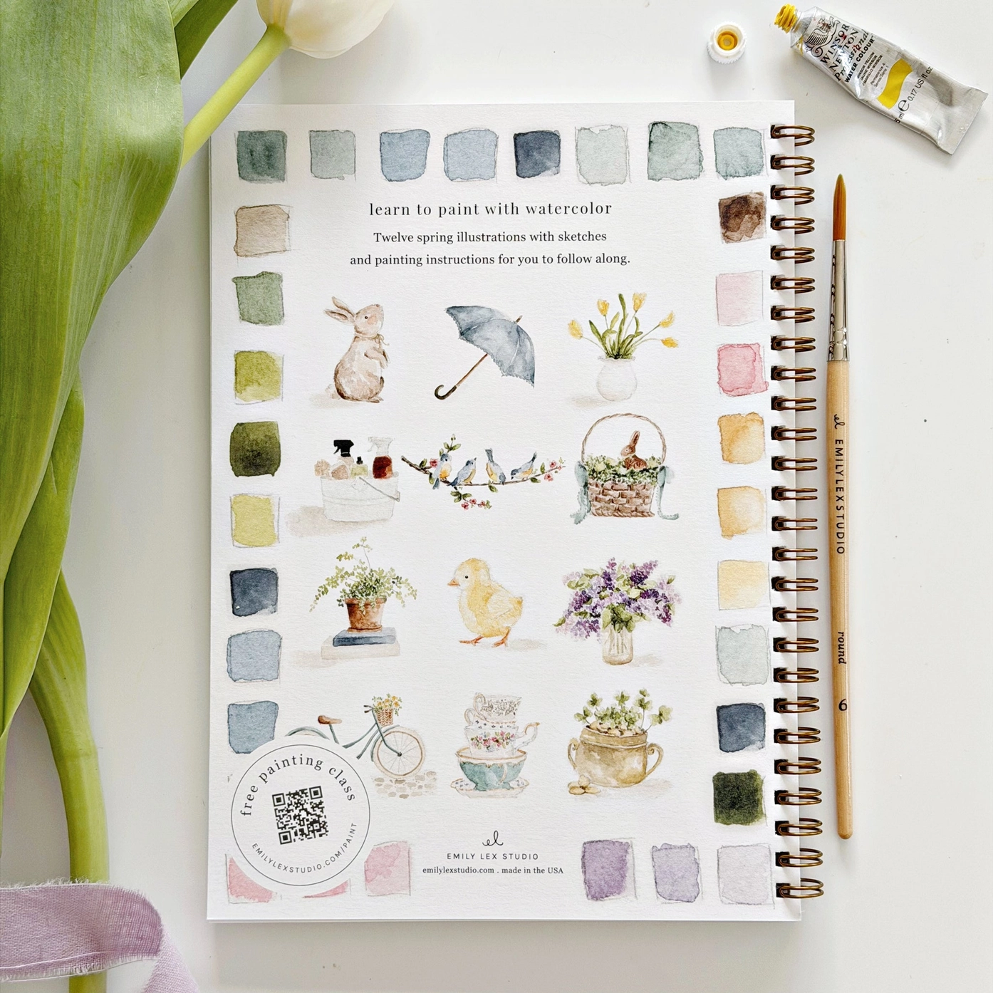 Spring Watercolor Workbook - Bilde 2