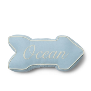 RM Beach Sign Bix Pillow