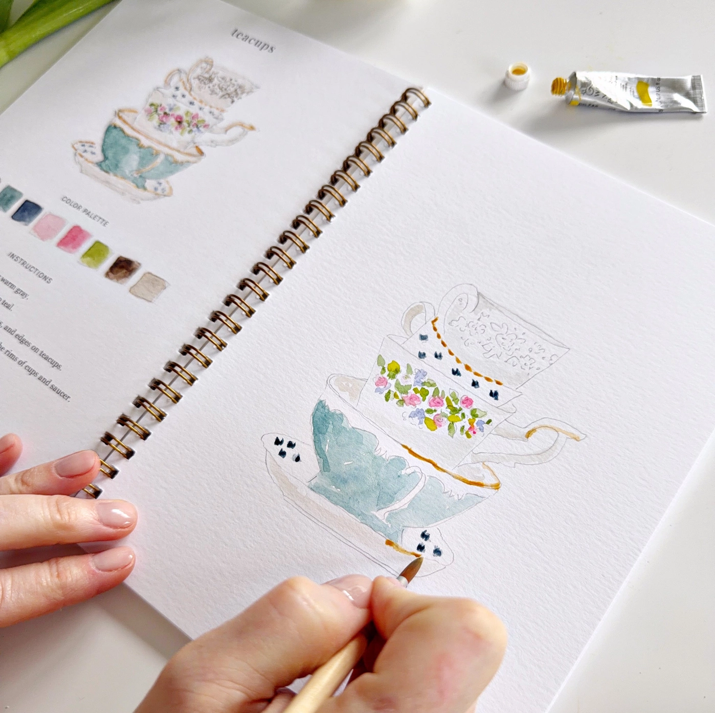 Spring Watercolor Workbook - Bilde 5