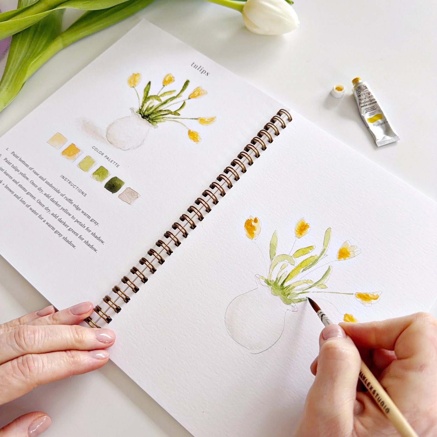Spring Watercolor Workbook - Bilde 3